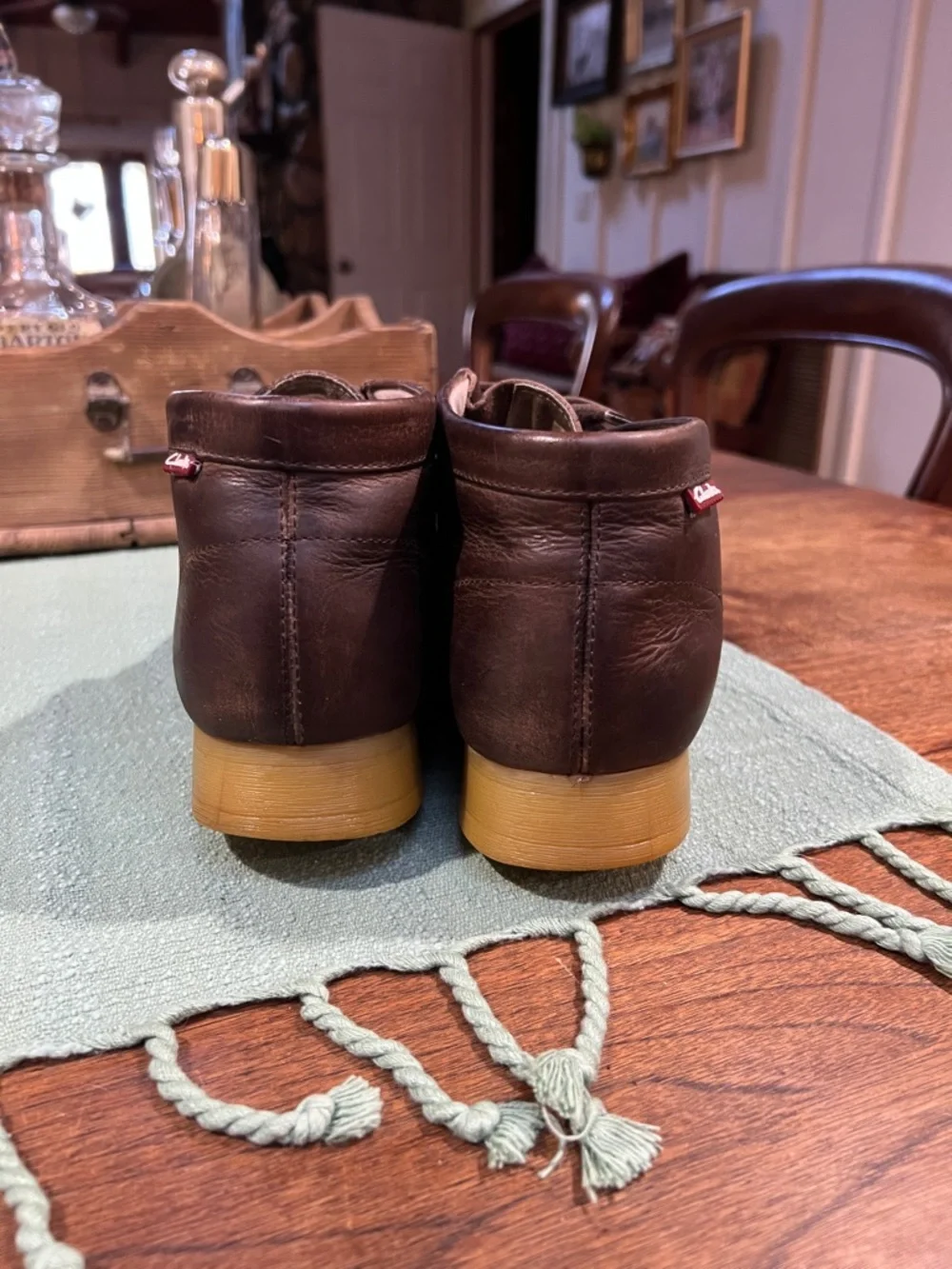 Clarks Leather Wallabees